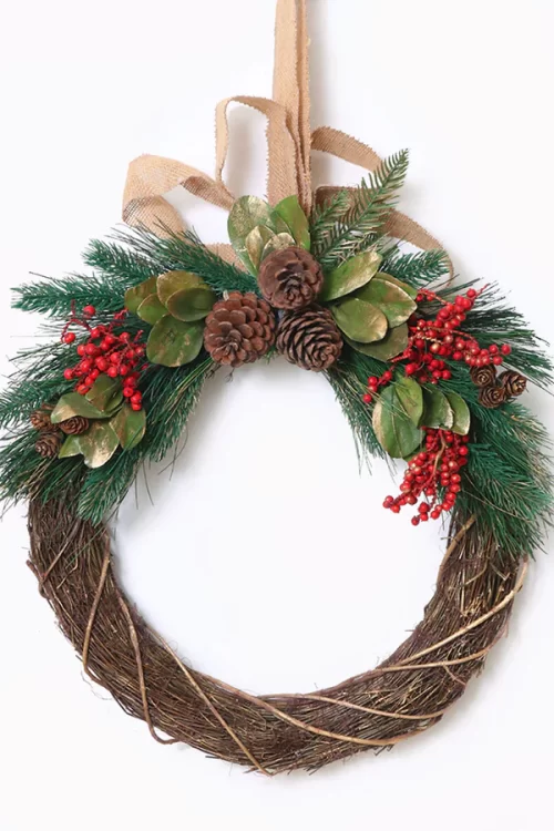 Festive Foliage Wreath